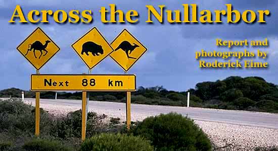 Across the Nullarbor